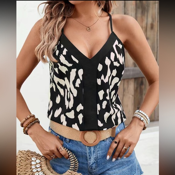 Leopard print cami top - Picture 2 of 6